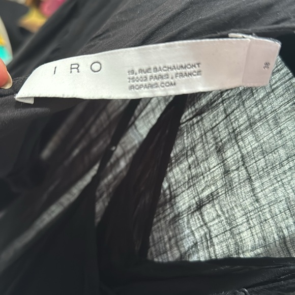 IRO BLACK mini dress - Picture 4 of 6